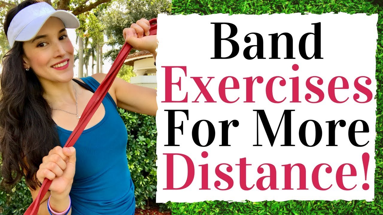 BAND Exercises For MORE DISTANCE! -  Golf Swing Fitness Tips