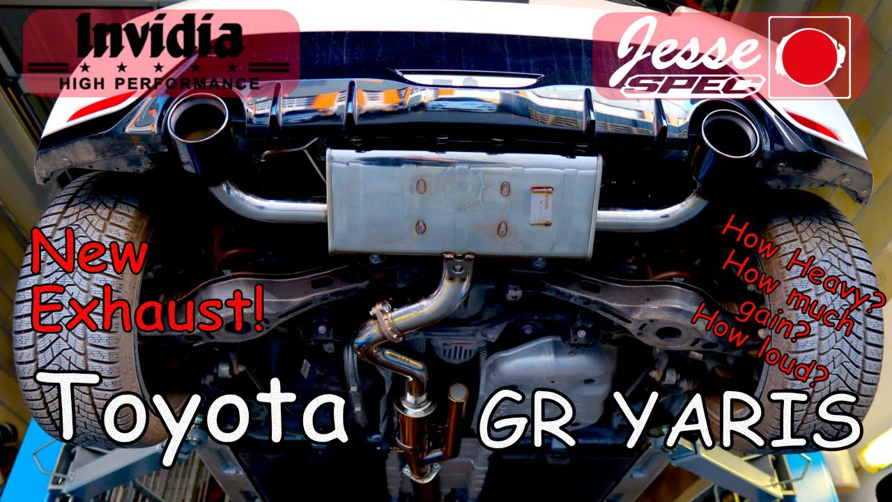 First Real Mod' to my Toyota GR Yaris: Invidia Exhaust! Check the sound, the weight and the power!