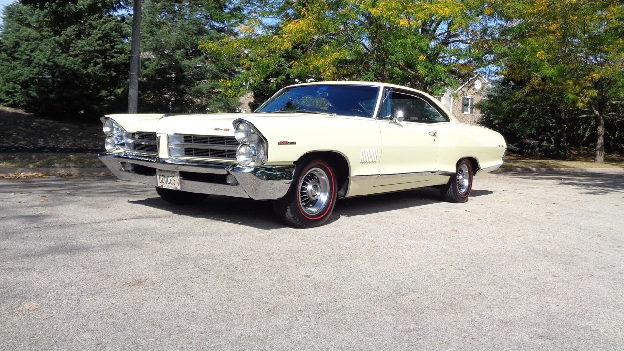 2 + 2 = GO ! 1965 Pontiac 2+2 421 CI V8 Tri-Power in Yellow & Ride - My Car Story with Lou Costabile