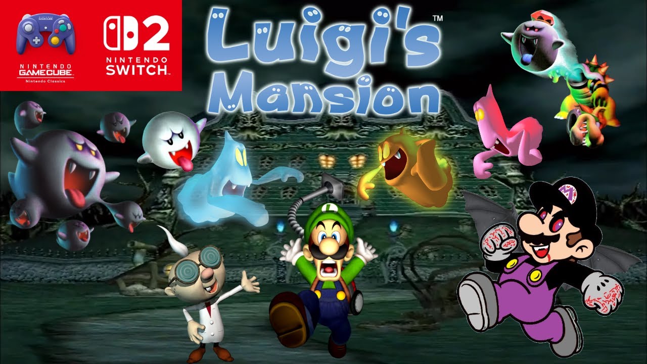 Luigi's Mansion Live Full Playthrough: A haunted adventure to save Mario from King Boo's clutches!!!
