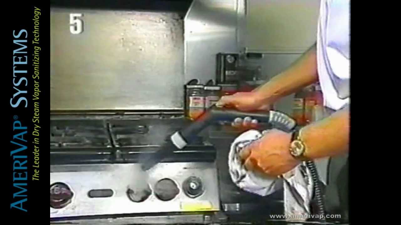 Commercial Kitchen & Bakery Cleaning and Sanitizing with a Dry Steam Cleaner - AmeriVap