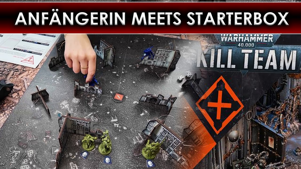 Anf&auml;ngerin ohne Tabletop Erfahrung probiert die Killteam Starterbox [DE/GER]