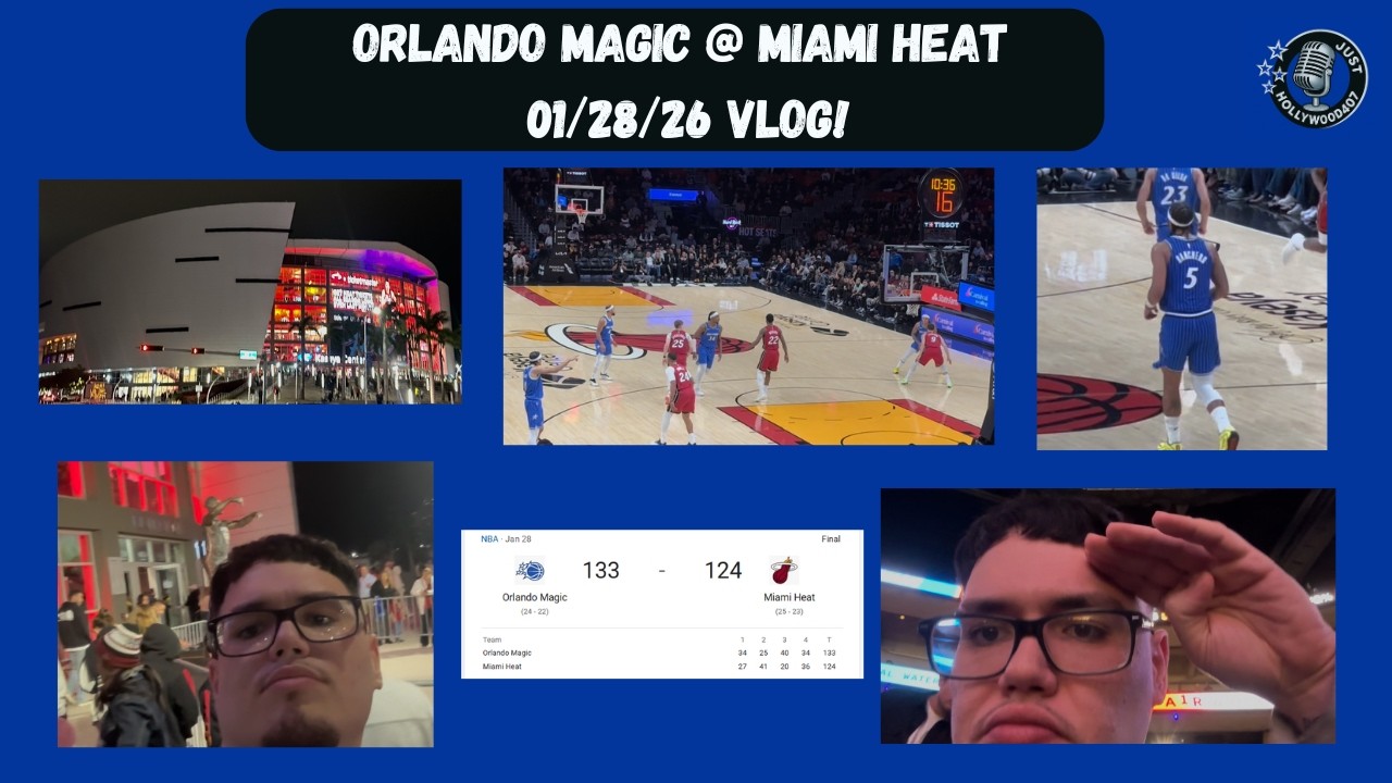 Orlando Magic @ Miami Heat GAMEDAY VLOG!  01/28/26
