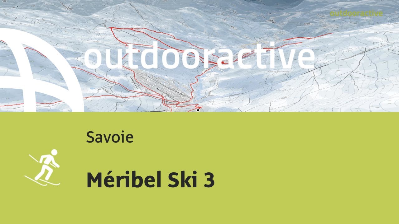 Flyover video: Méribel Ski 3