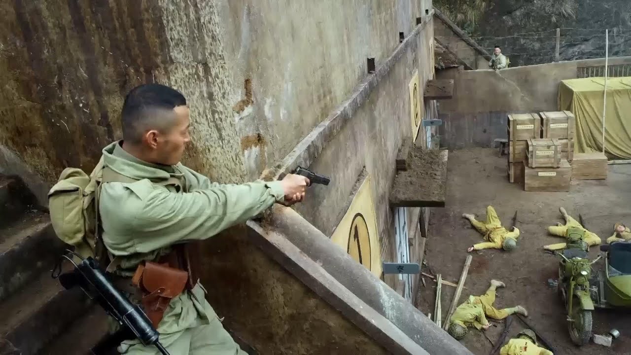 【特种兵】特種兵深入敌后，全歼日軍1000人炸毀彈藥庫！#特种兵 #电影 #抗日