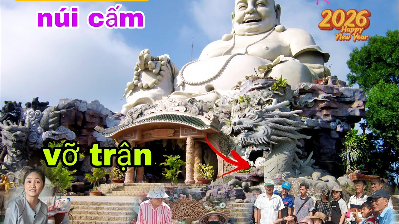 Mùng 4 Tết 2026 núi cấm nhộn nhịp đông vui đầu năm vùng bảy núi 