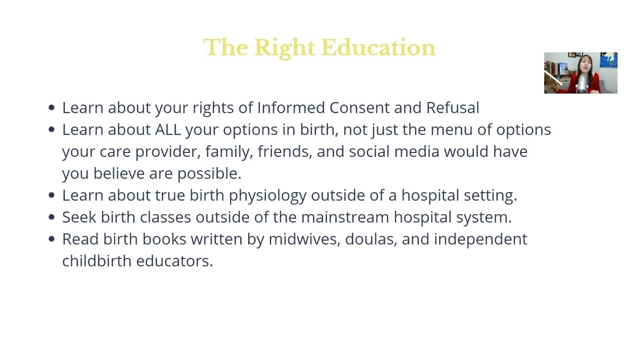 Your Empowered Birth Workshop Class 1.3-- The 5 Pillars of Empowered Birth