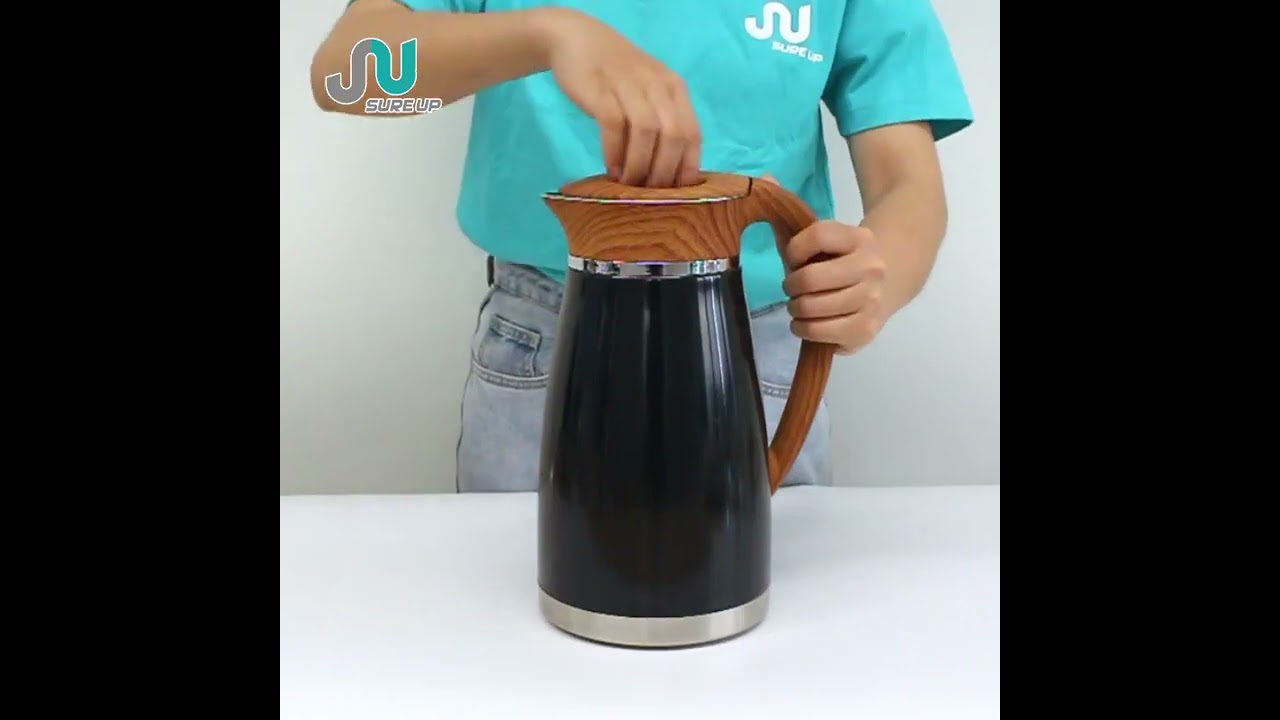 JSWH-3L Double Wall Stainless Steel Insulation Coffee Tea Pot Keep Hot Water Vacuum Flasks Jug