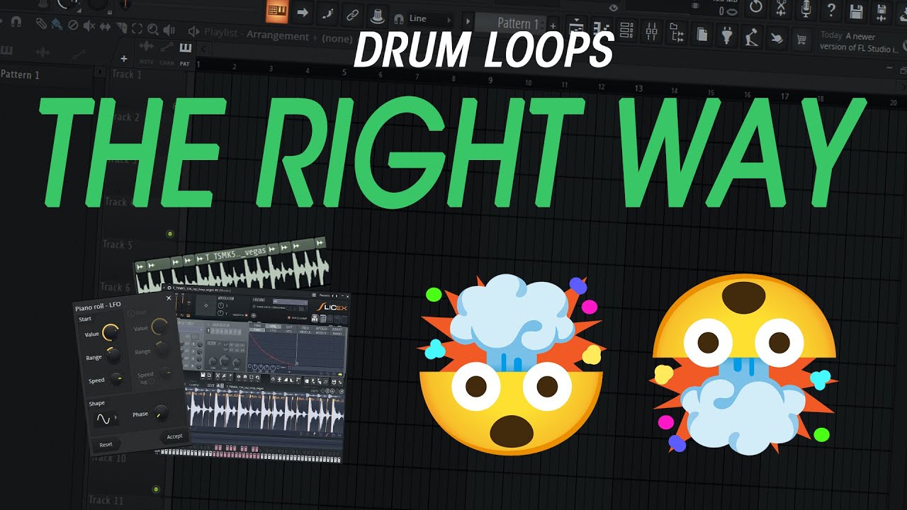 Drum Loops In FL Studio THE RIGHT WAY!