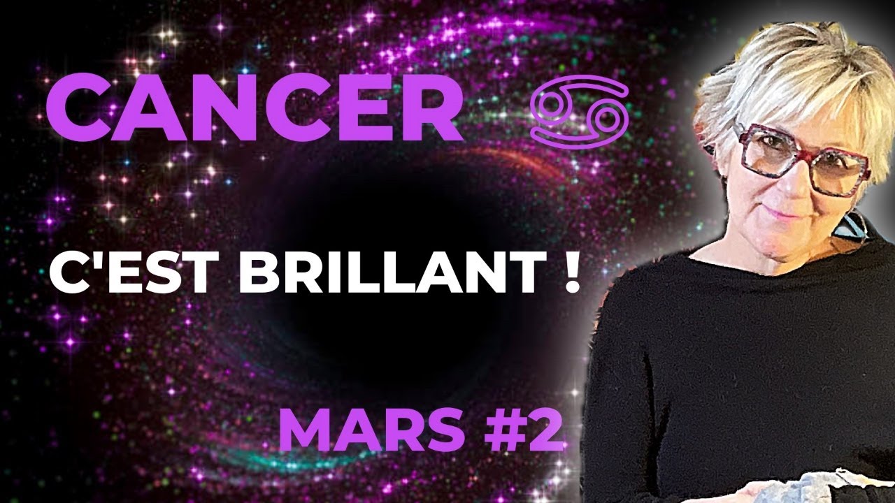 CANCER Mars 2026 ♋️ Un Succès Éclatant !☀️🍀💫– Prédictions tarot