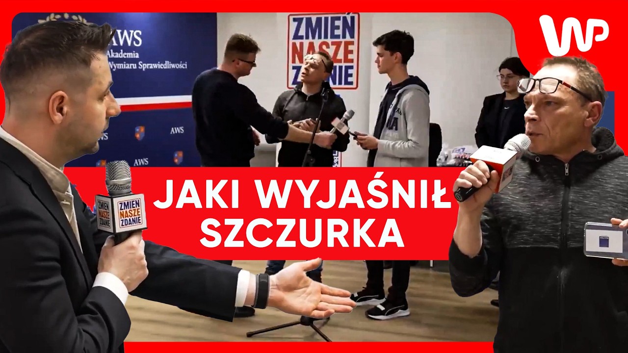 Aktywista wtargnął na spotkanie PiS. Jaki nie cackał się ze Szczurkiem