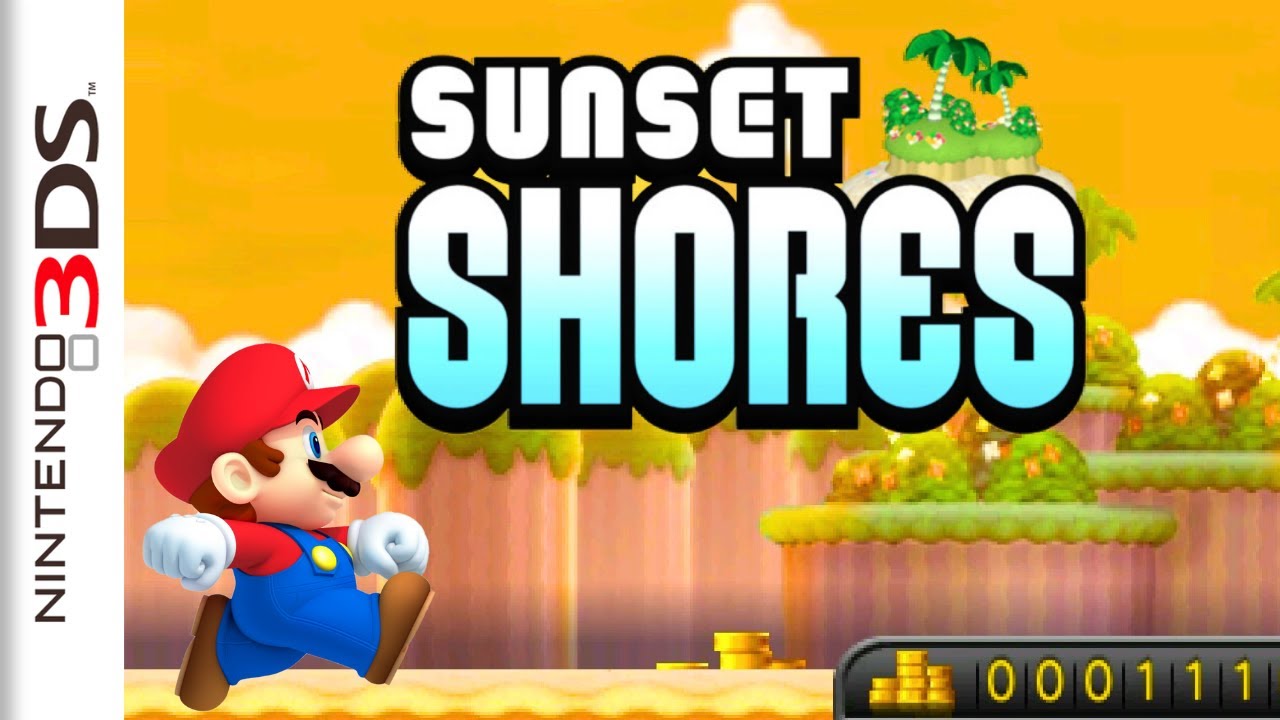 Super Mario Bros. Next: Sunset Shores - Longplay | 3DS