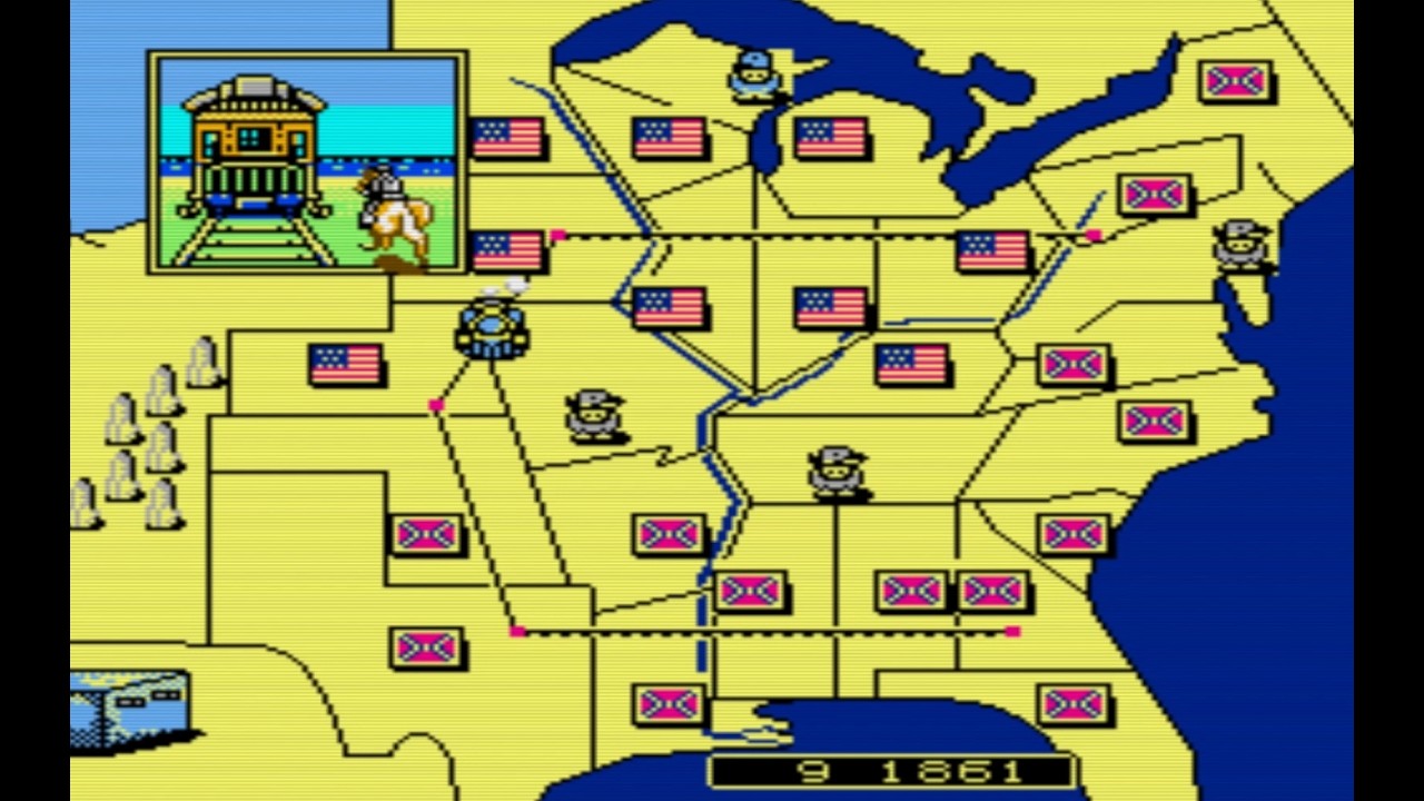 NORTH & SOUTH. Me lo paso, partida completa. Nintendo nes. Infogrames 1990