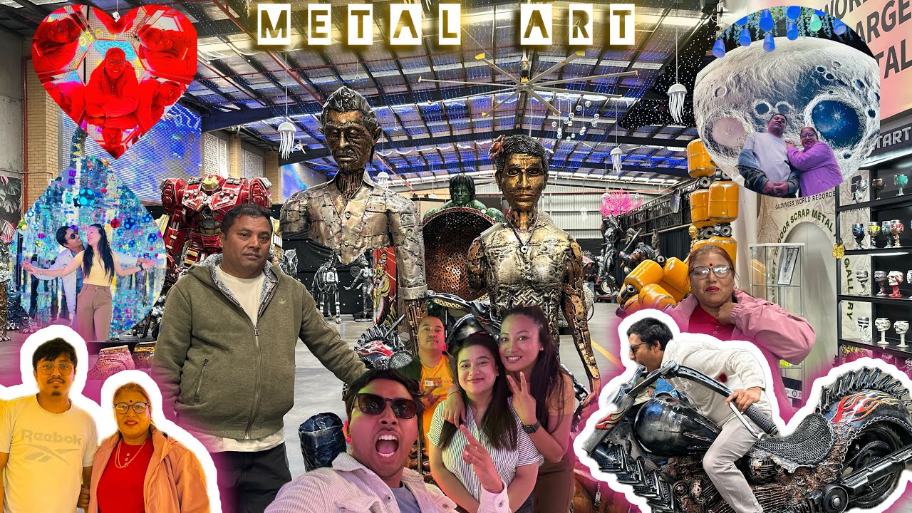 🔥 World’s Largest Indoor Scrap Metal  films ma pura thrill 🎬, glass house bhitra हरायौं 😵‍💫 🤯