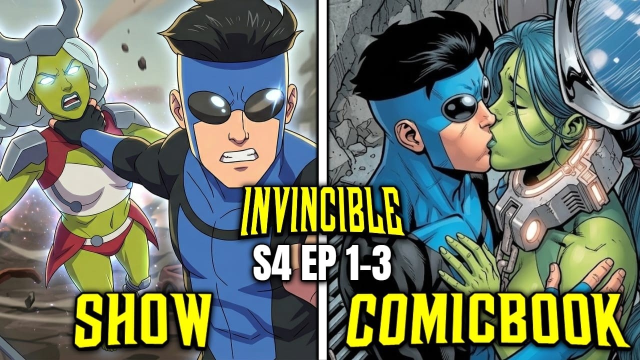 12 Crazy Difference In Invincible Comic Book Vs Show Differences In Episodes 1- 3 Season 4
