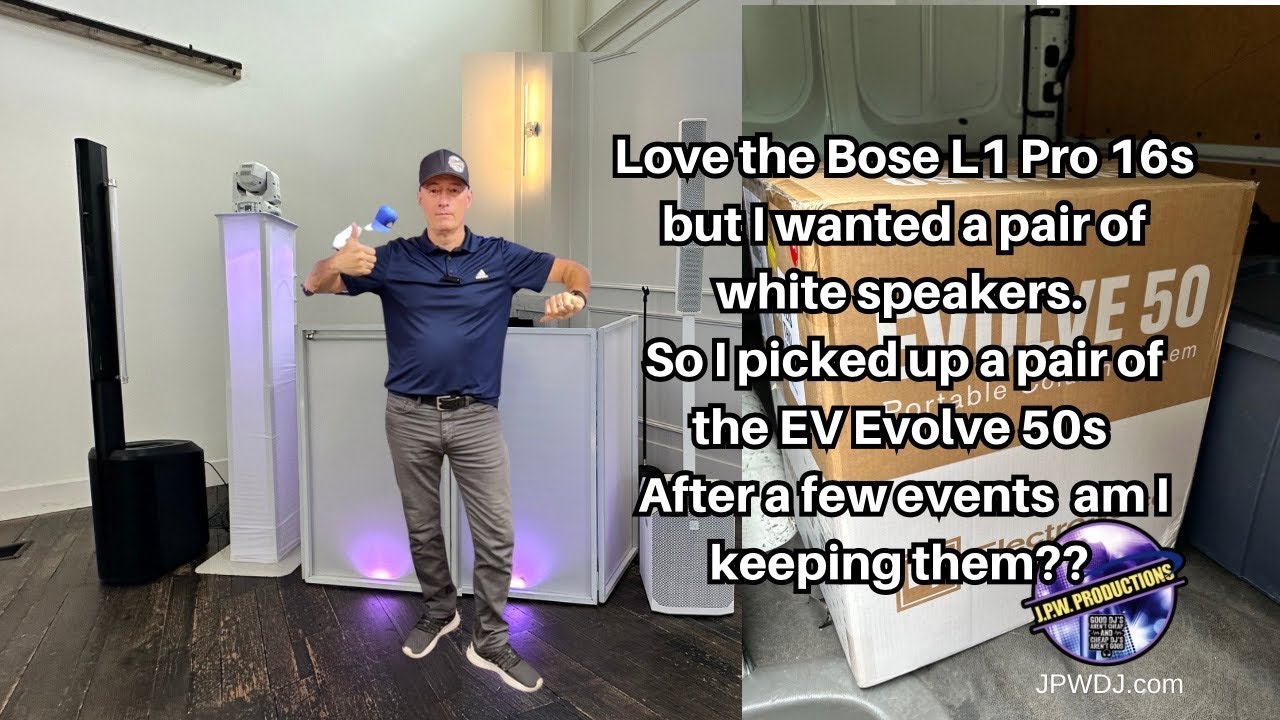 Обзор EV Evolve 50s и сравнение с Bose L1 Pro 16s.