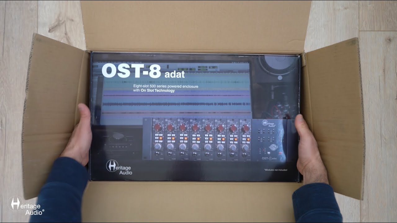 Heritage Audio - Unboxing the OST-8 adat 500 Series