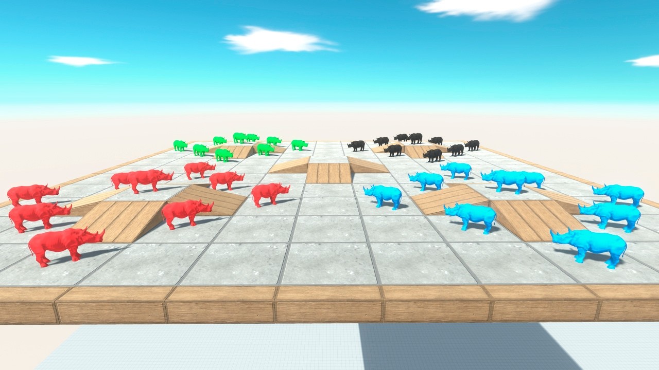 Modern Mammals Color Battle Royale  - Animal Revolt Battle Simulator