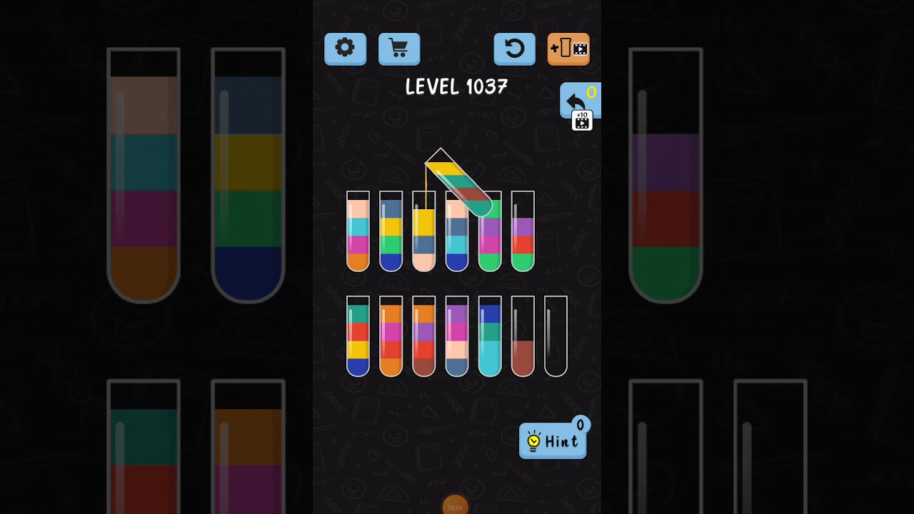 water color sort level 1037