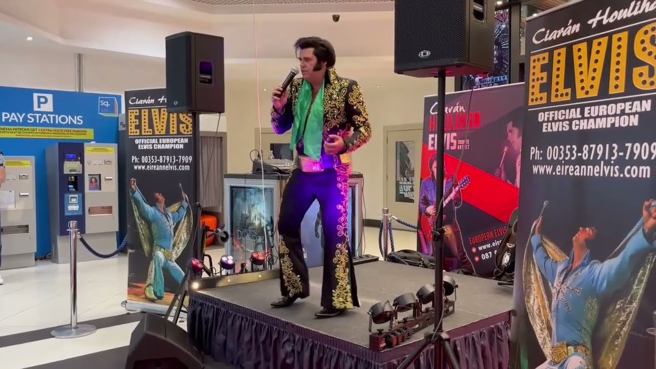 A tribute to the King of Rock 'n' Roll, Elvis Presley by Ciaran Houlihan at Square Mall, Tallaght