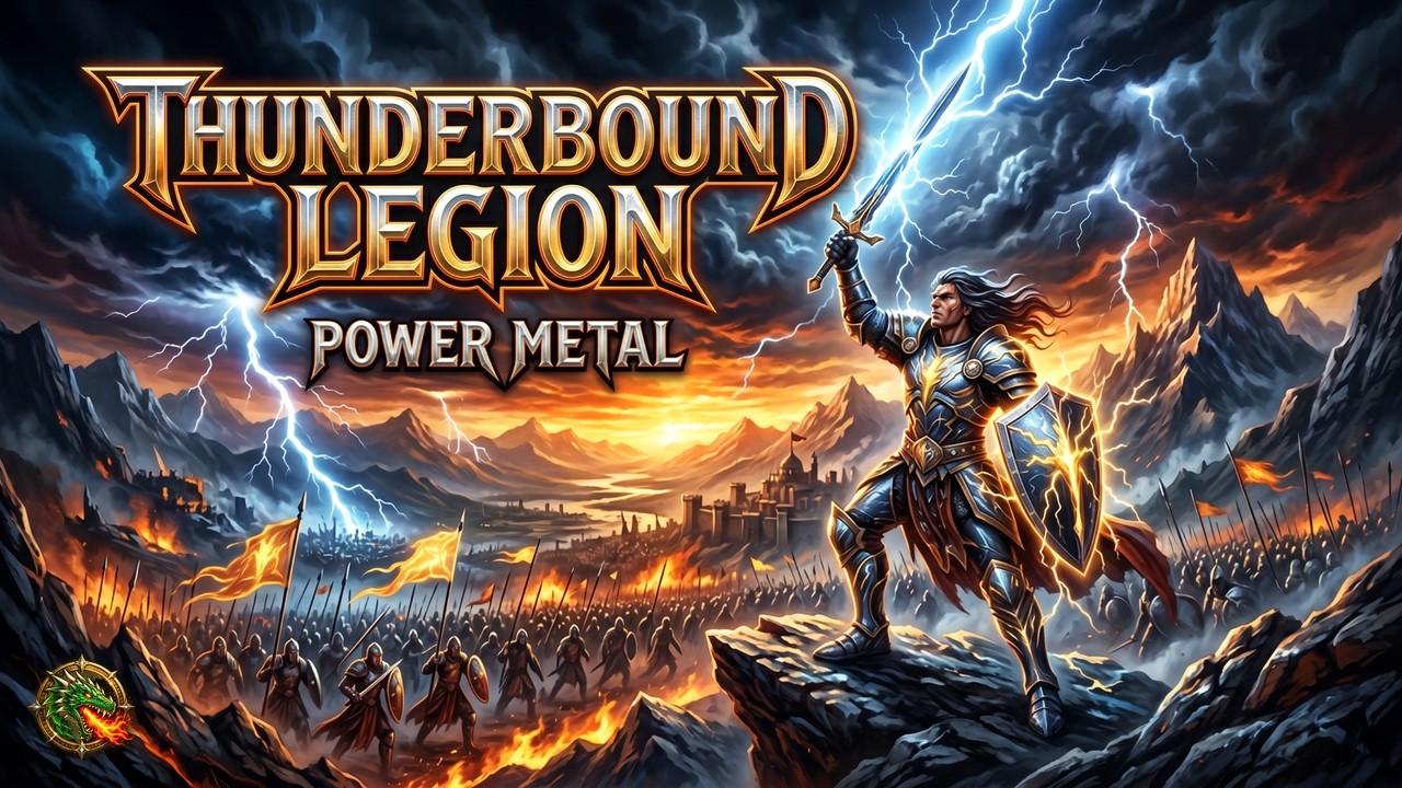 Thunderbound Legion ⚡ Ultra Speed Power Metal Anthem | 4K MV