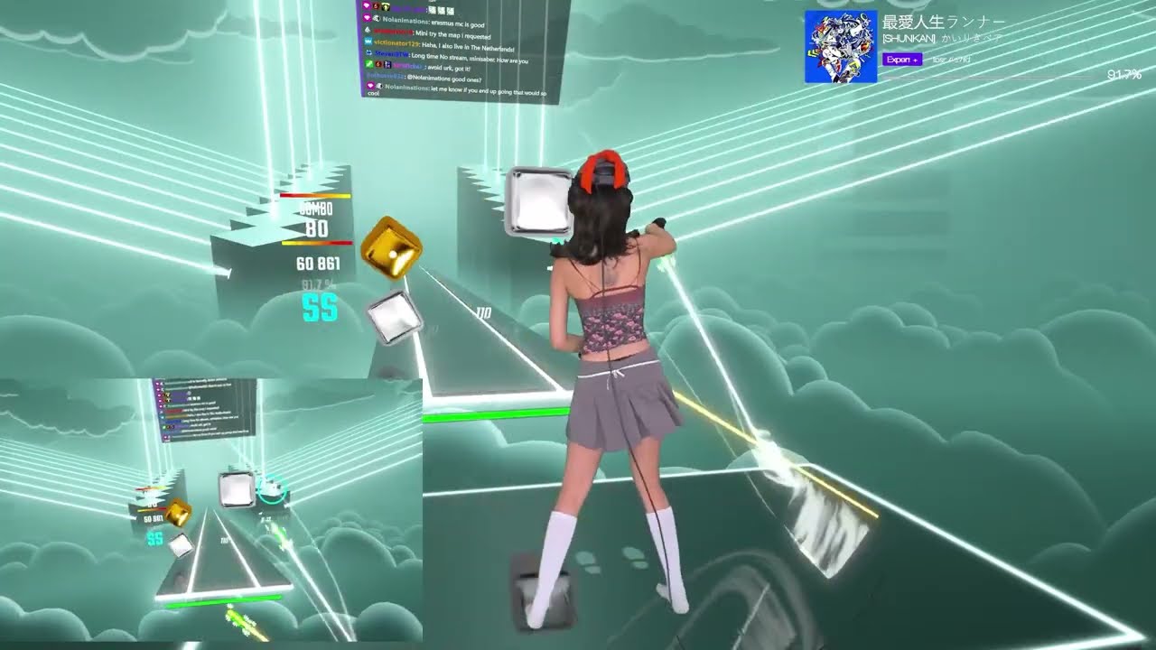 かいりきベア-最愛人生ランナー // beat saber mixed reality streamer on twitch