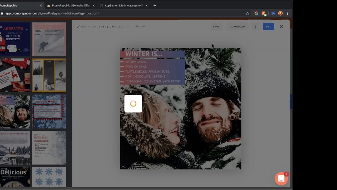 Easy content creation and scheduling for social media posts with PromoRepublic
