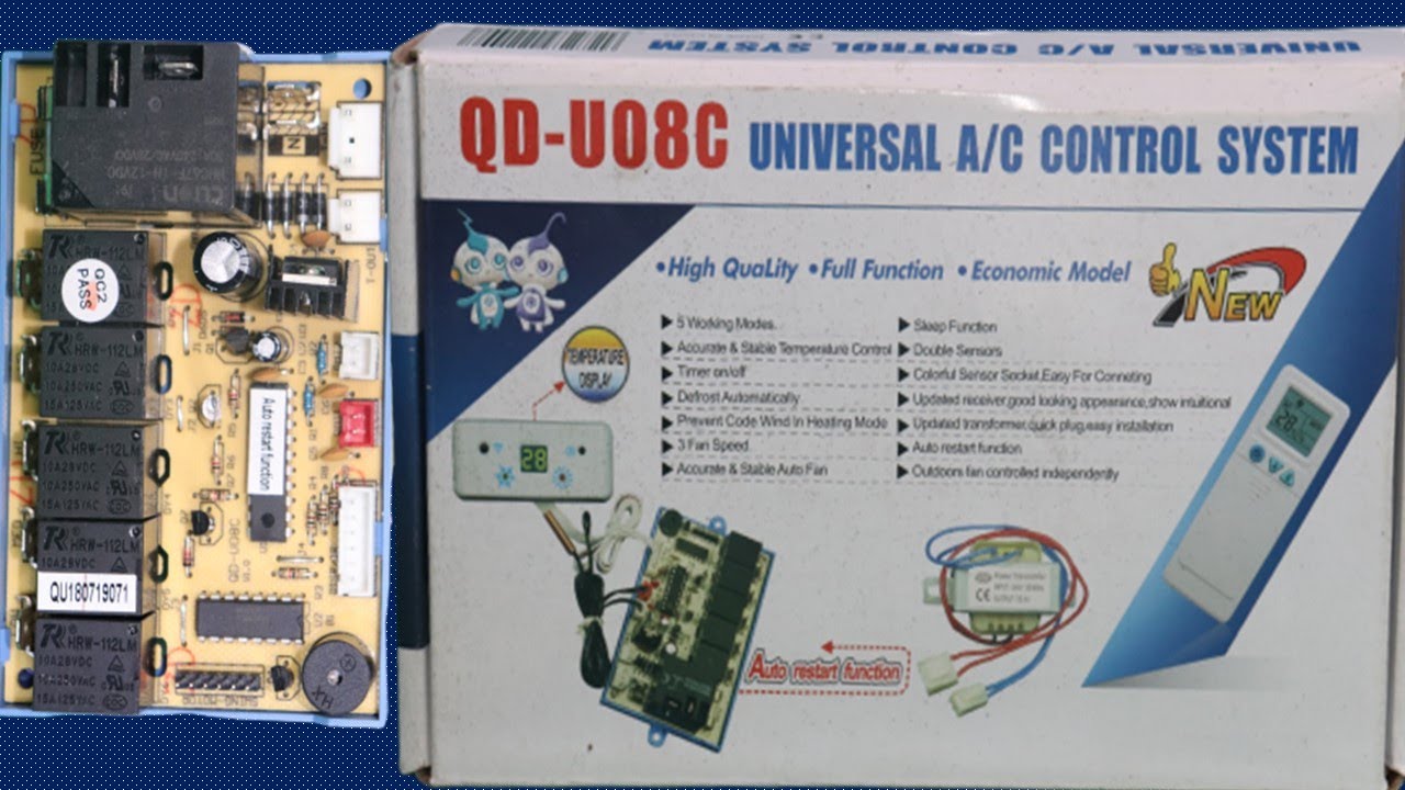 UNIVERSAL AC PCB BOARD.|| WINDOW AC PCB BOARD. ||knowledge4you