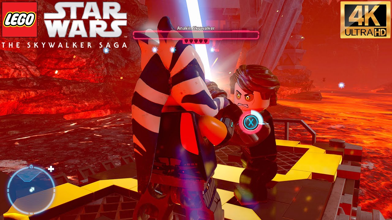 Ahsoka Tano vs Dark Side Anakin - LEGO Star Wars The Skywalker Saga (4K 60FPS) Free Play Mode