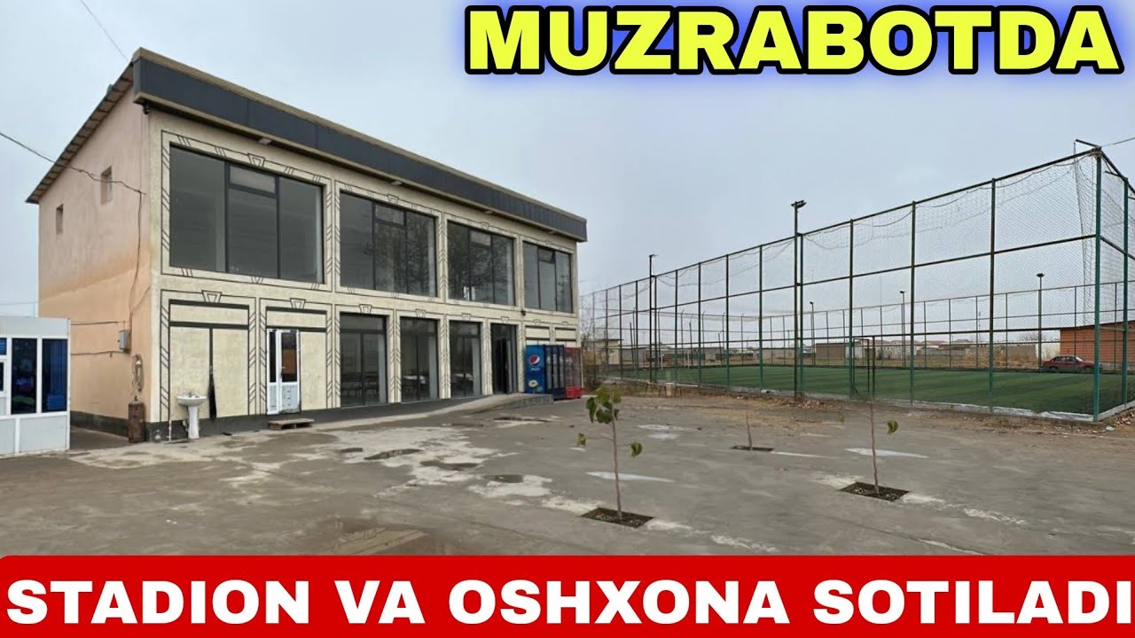 MINI STADION VA OSHXONA SOTILADI 