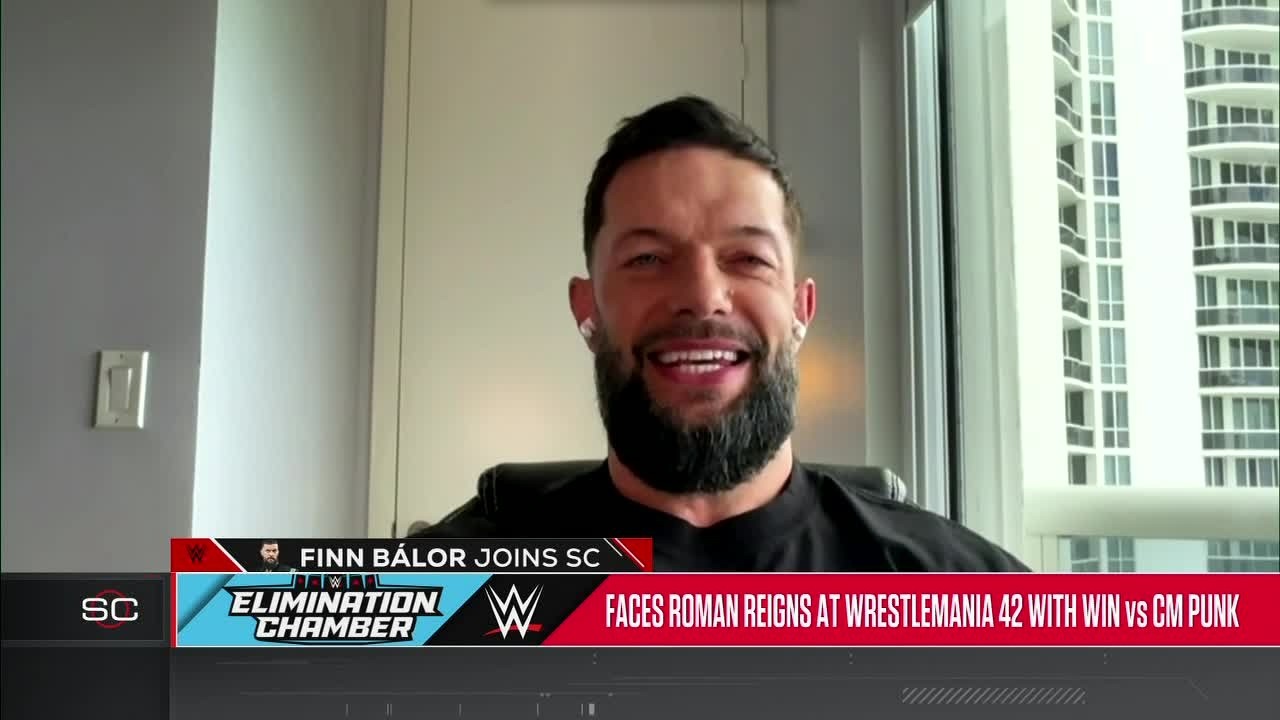Finn Balor excited for rematch vs. CM Punk at WWE Elimination Chamber 👀 | SportsCenter