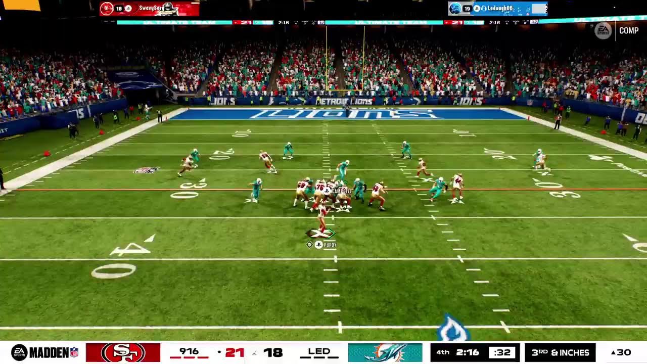 Madden NFL 26 Mut grind 60 lions theme team