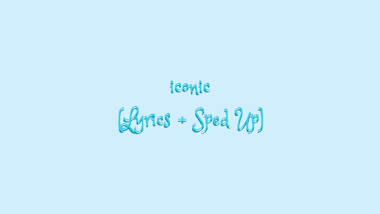 Shirin David - iconic (lyrics + sped up)