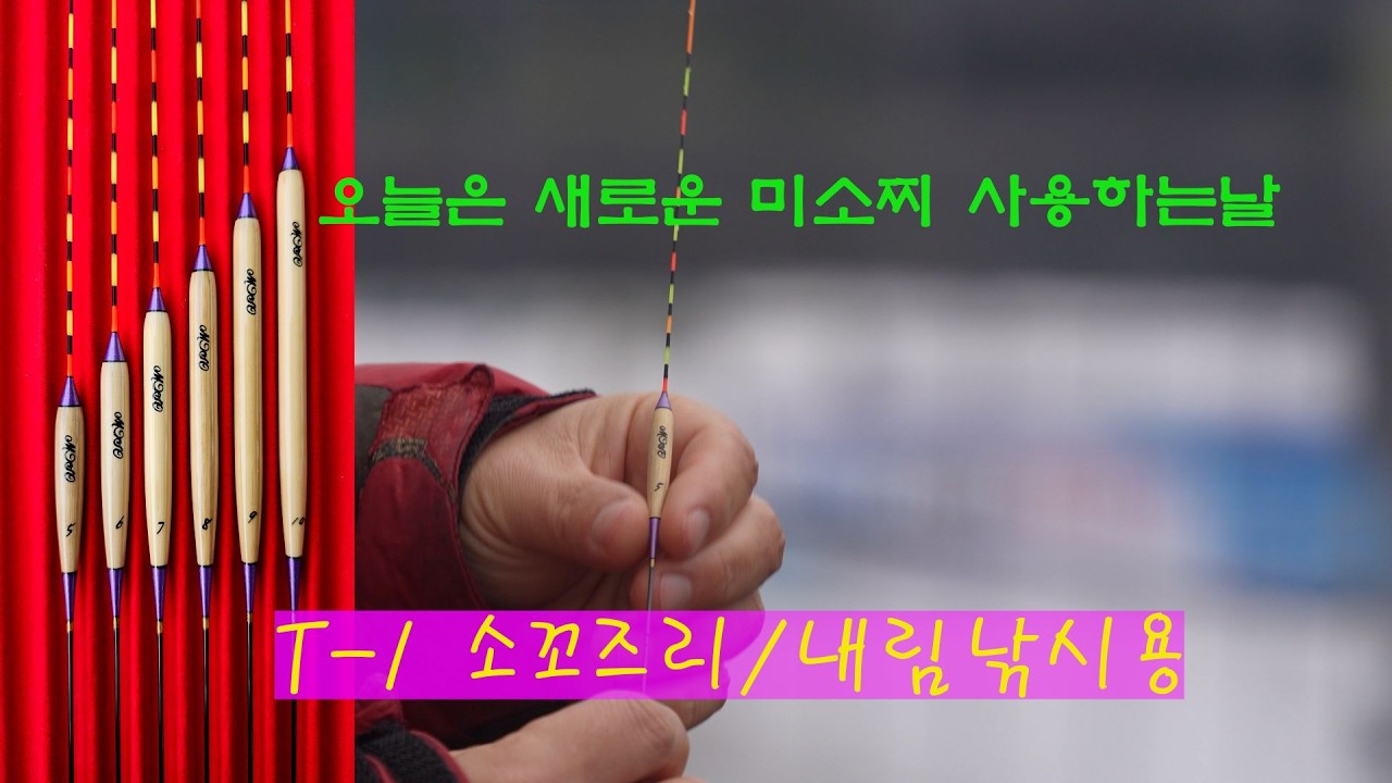 새로운 찌 소꼬즈리(내림낚시용) T-1