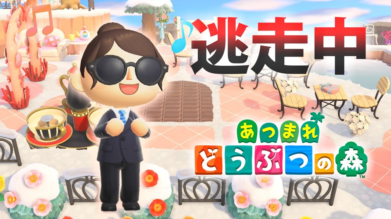 【あつ森】逃走中を森でやってみた バレンタイン編 inずず★島【実況】あつまれどうぶつの森