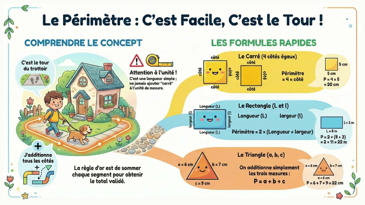 🎶 Apprendre en chanson : Le périmètre