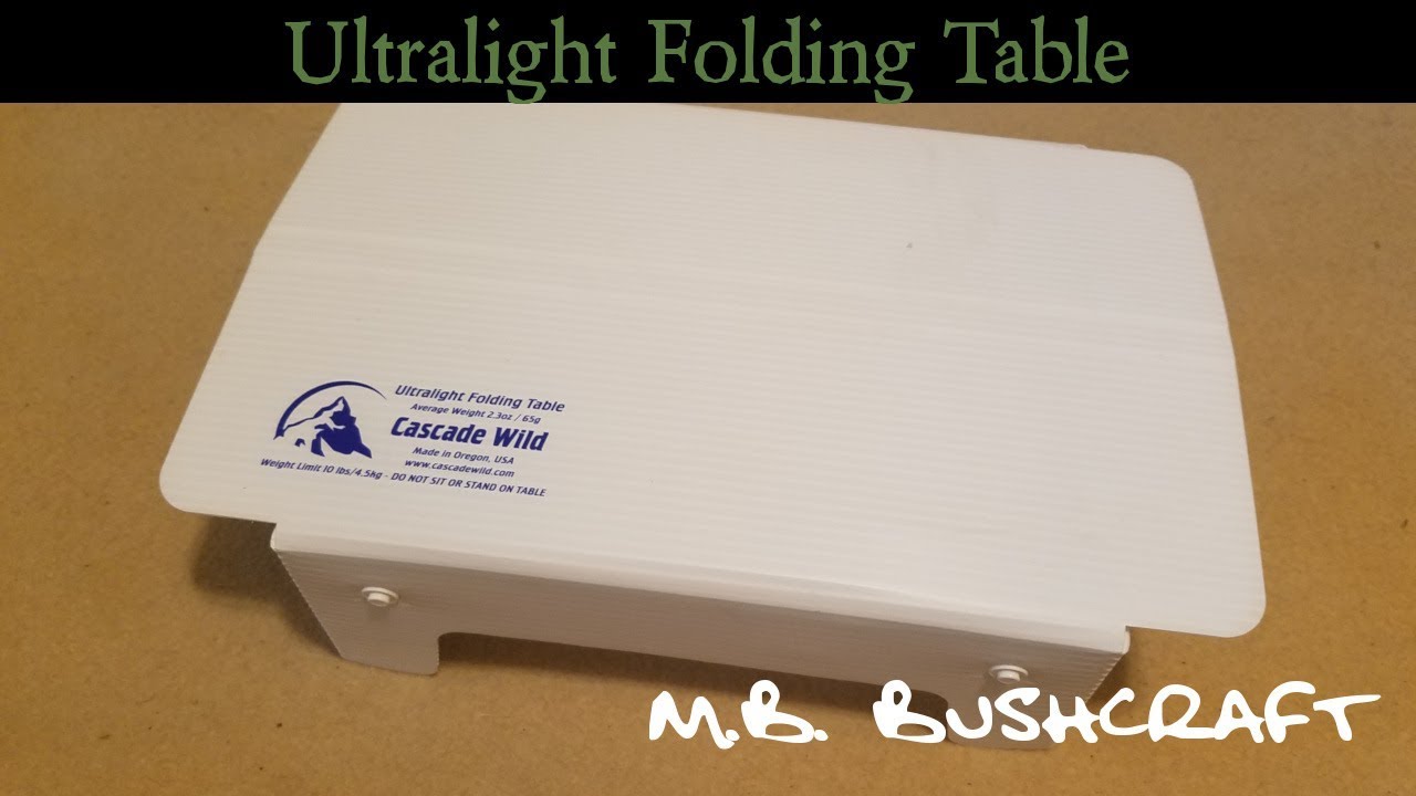 Cascade Wild Ultralight Folding Table