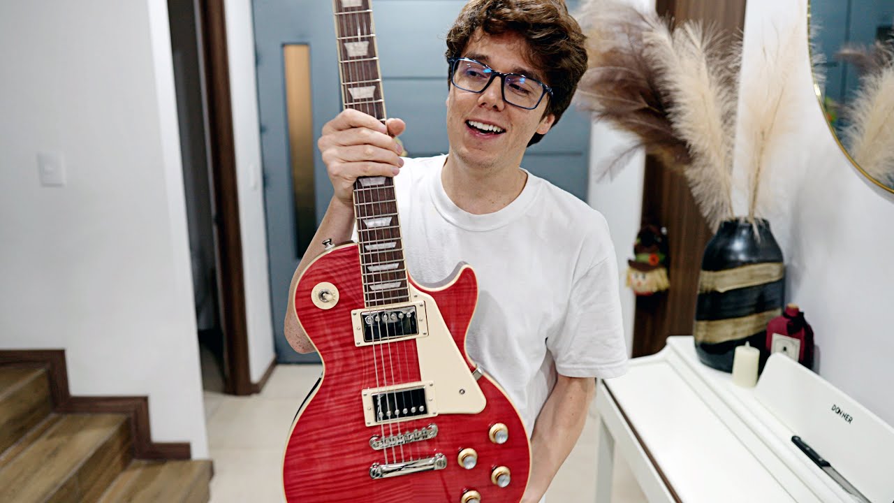 ABRIENDO mi Les Paul Rosa de Epiphone