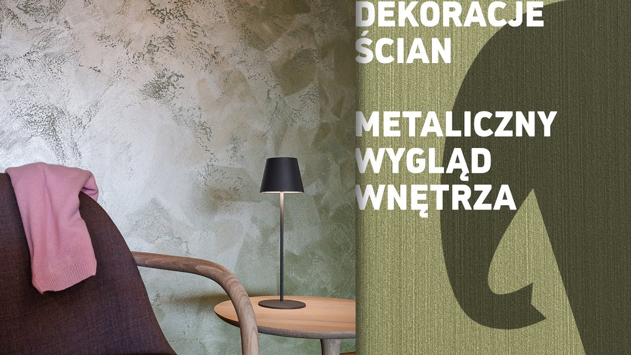 Metaliczny wygląd ścian - Capadecor Metallocryl INTERIOR - dekoracje we wnętrzach - krok po kroku