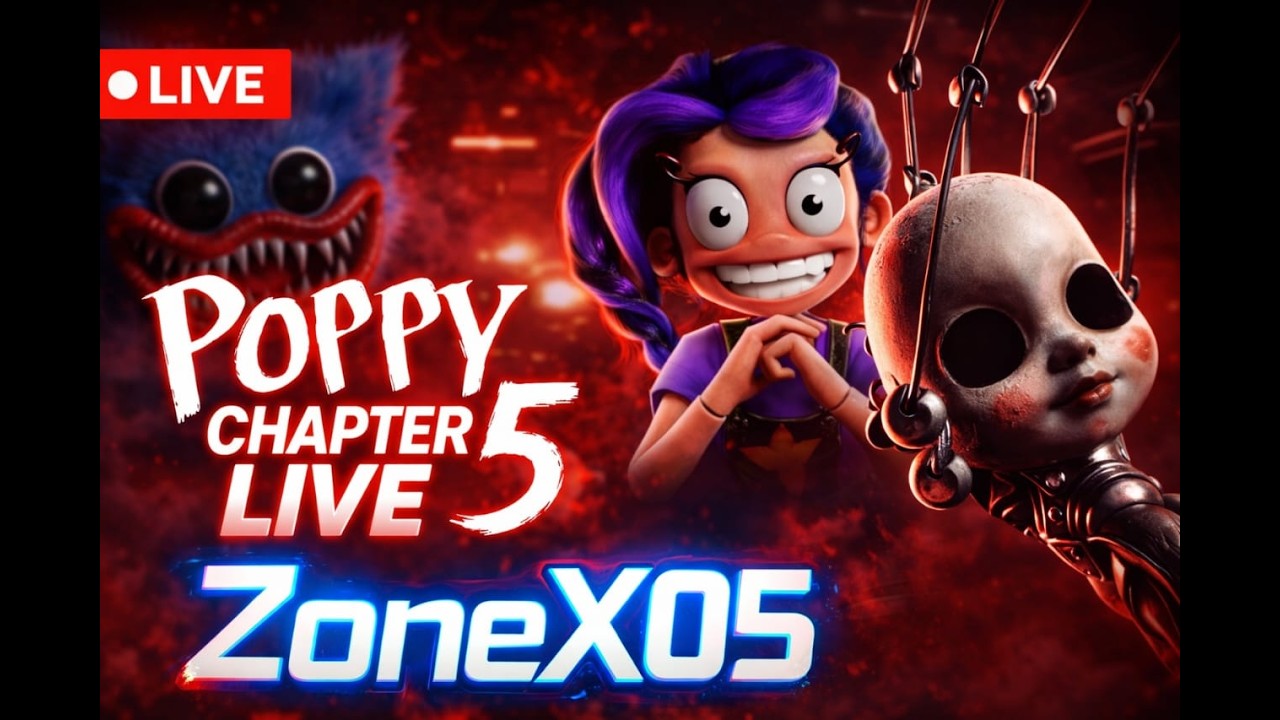 POPPY PLAYTIME CHAPTER 5 LIVE 😱 SCARIEST GAMEPLAY EVER | FULL HORROR STREAM 🔥 #poppyplaytime #live