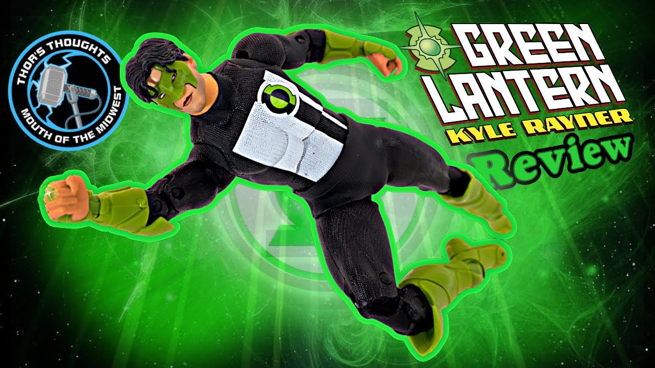 GREEN LANTERN KYLE RAYNER GOLD LABEL Figure Review McFarlane Toys DC Multiverse
