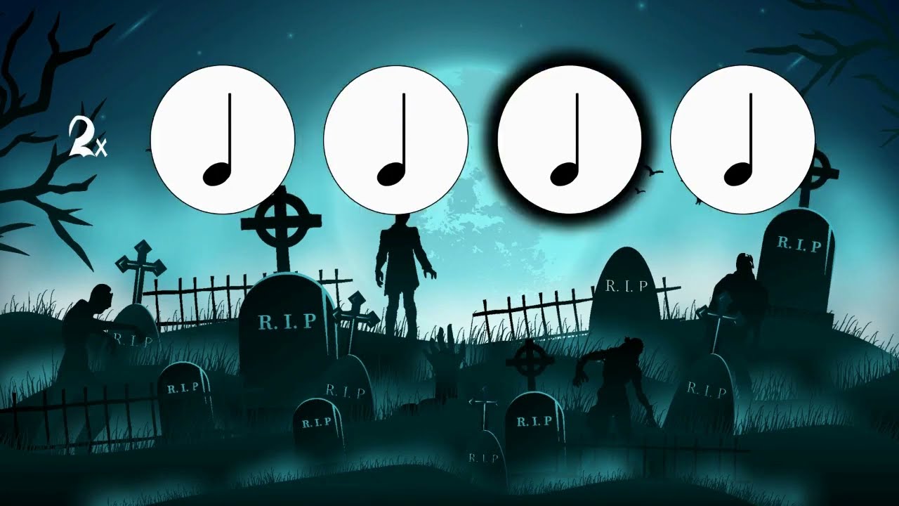 Skeleton Sam (Easy) Rhythm Play Along