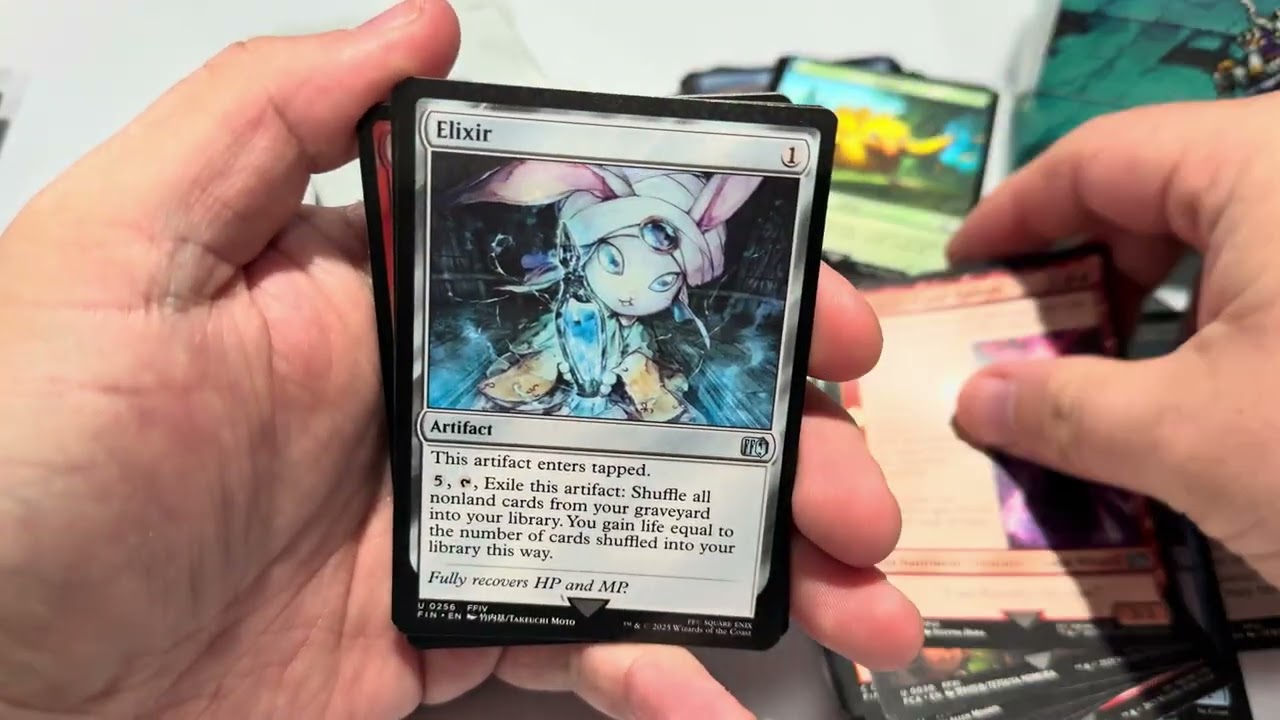 Mtg final fantasy prerelease kit opening!!!