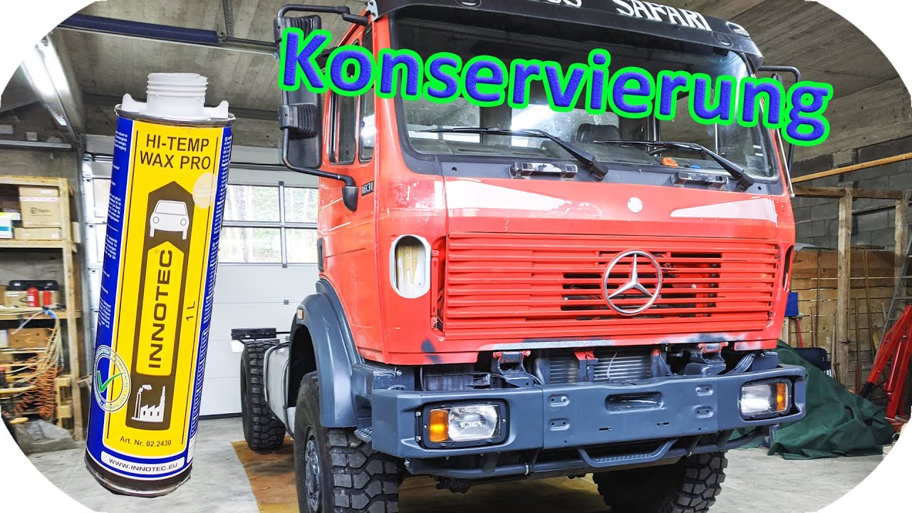 LKW-Rahmen KONSERVIEREN mit Innotec High Temp Wachs Pro - E14, Wolf's Adventure