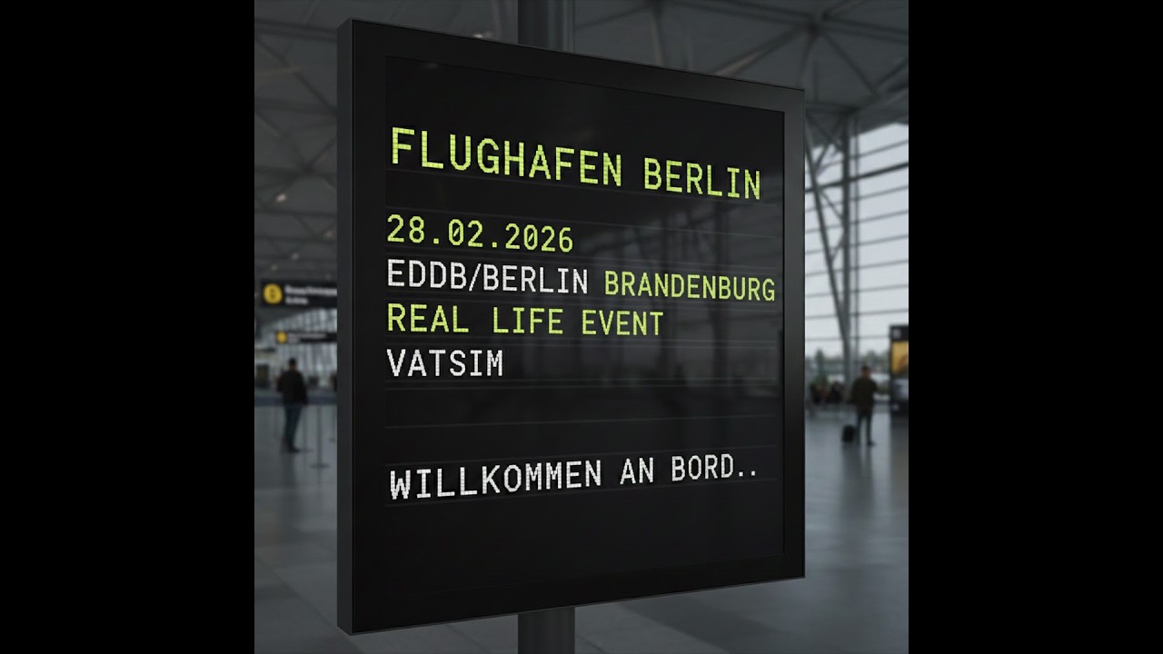 EDDB - Real Life Event - 28.02.2026 - VATSIM - Timelapse