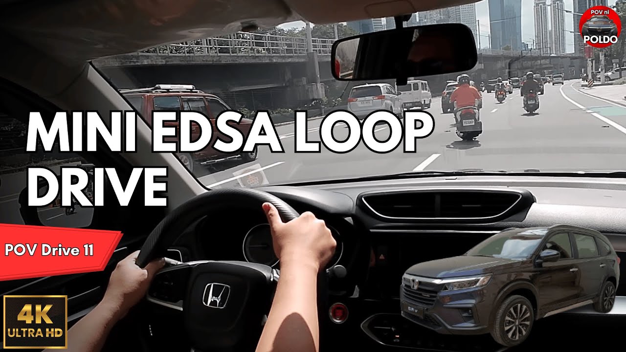 POV Drive: Cubao to Camp Aguinaldo & Ortigas EDSA Loop using Honda BR-V