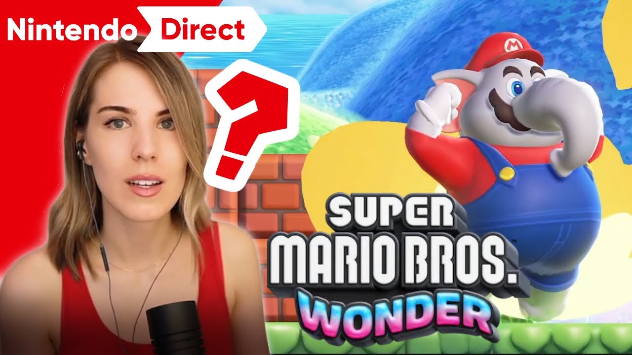 ЧТО ЭТО?! Реакция на трейлер Super Mario Bros WONDER | Nintendo Direct
