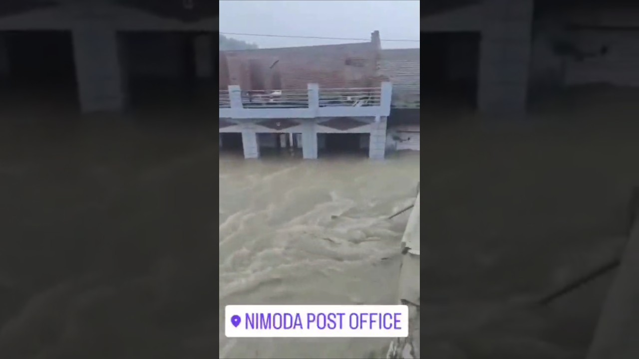 Heavy rains, flooding in Rajasthan, #India #disaster #flood