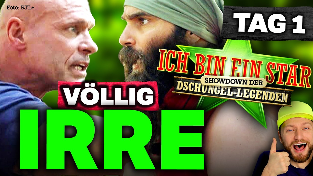 IRRE GAGA-Show! David Ortega DREHT VÖLLIG durch! Legenden-DSCHUNGELCAMP 2024 Tag 1