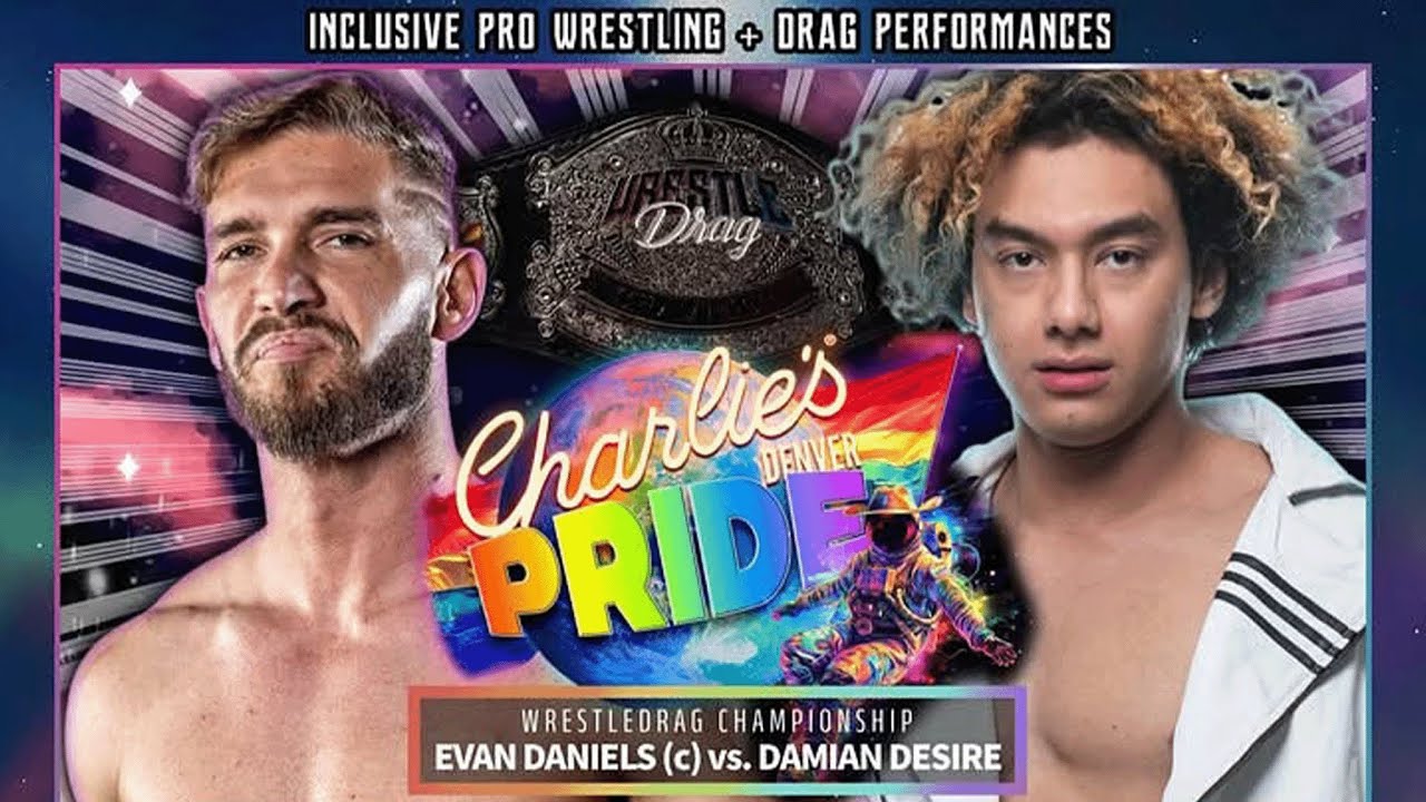 FULL MATCH Main Evant Daniels vs Damian Desire! Wrestledrag Championship! - Charlies! (Denver CO)